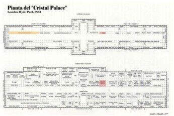 piano delle tre corti italiane Esposposizione Universale Londra 1851