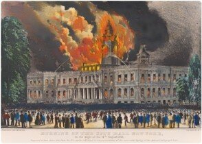Incendio del municipio di New York 1858
