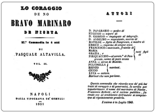 Lo coraggio de no bravo marinaro de Niseta (1851)