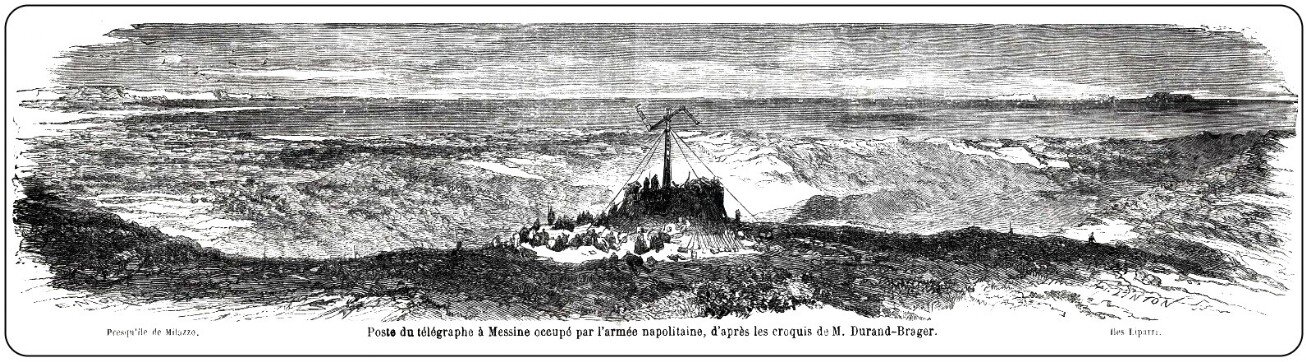 1860 postazione telegrafo visuale di reginella, Messina