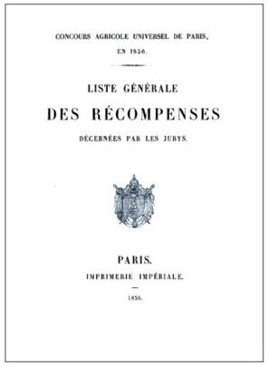 Lista Generale delle Ricompense 1856