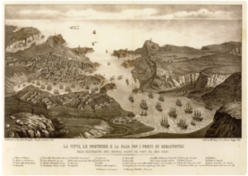 La città di Sebastopoli e le sue fortificazioni