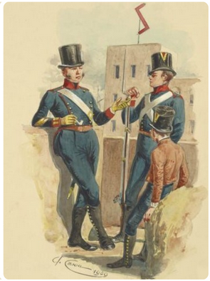 Corpo Telegrafico: Segnalatori (Ordinanza del 1815)
